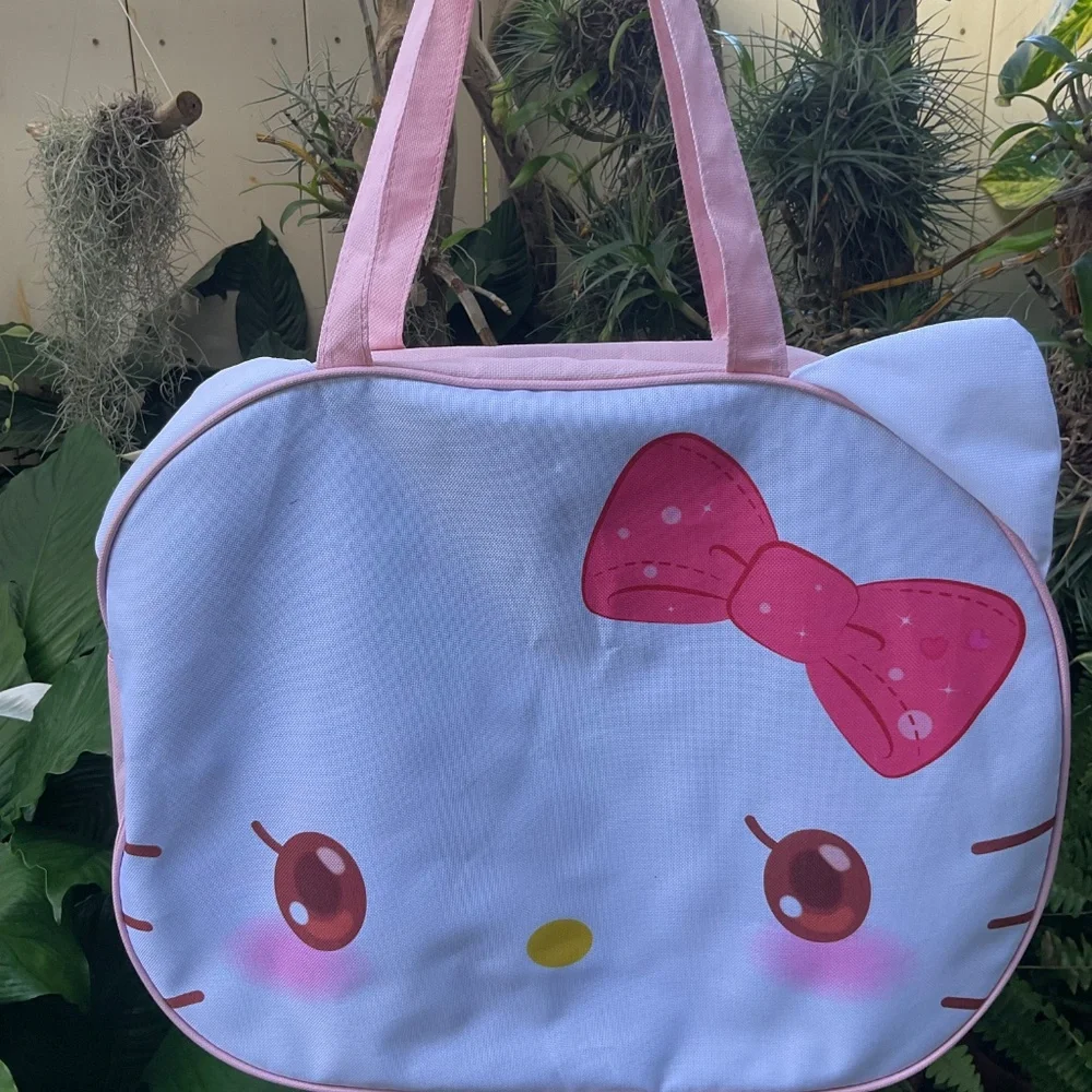 Sanrio Hello Kitty Extra Large Light Pink Vinyl Bag